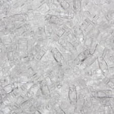 Miyuki quarter tila 5x1.2mm beads - Crystal QTL-131